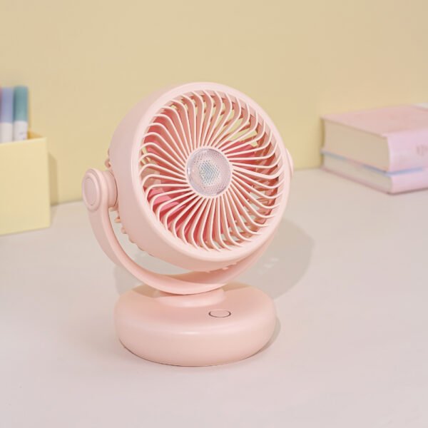 USB Rechargeable Camping Fan with Separate Night Light - Image 5