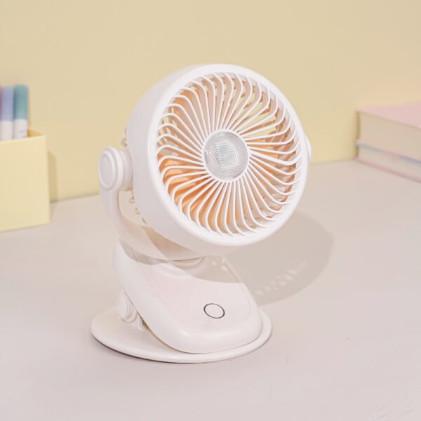 USB Rechargeable Clip Fan with Separate Night Light Wholesale - Image 5