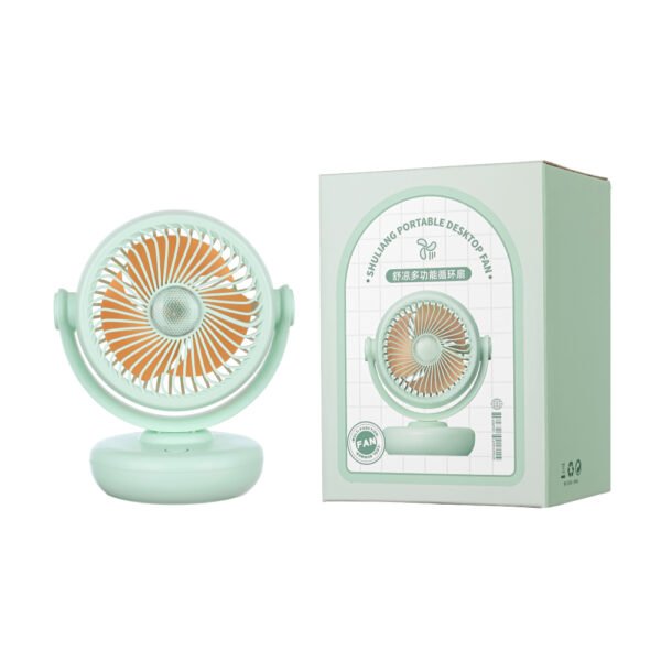 USB Rechargeable Camping Fan with Separate Night Light - Image 8