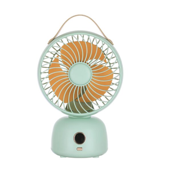 Custom Rechargeable Desktop Fan with LCD Display - 图片 2