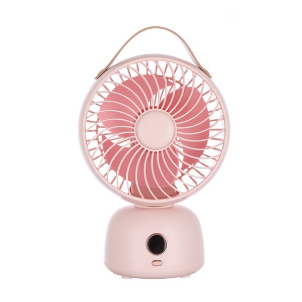 Custom Rechargeable Desktop Fan with LCD Display - 图片 3