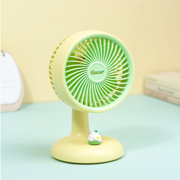 2024 USB Rechargeable Small Table Fan With Stepless Wind Speed Adjustments - 图片 7