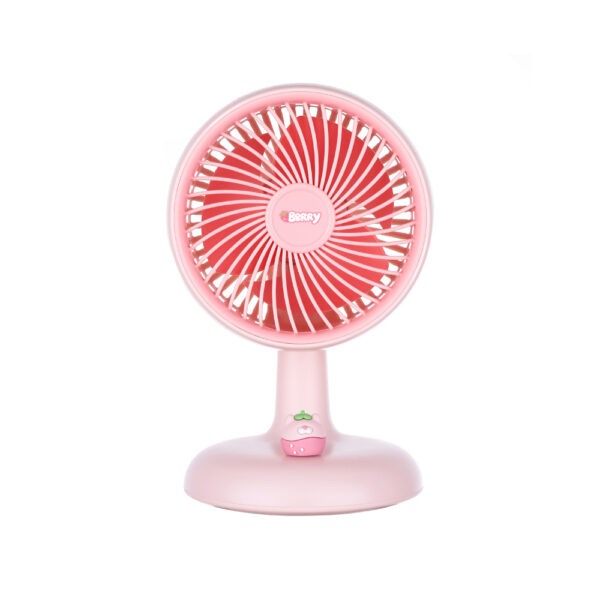 2024 USB Rechargeable Small Table Fan With Stepless Wind Speed Adjustments