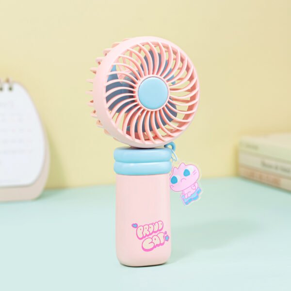 2024 New Custom Rechargeable Colorful Handheld Fan with Animal Hang Decorations - Image 7