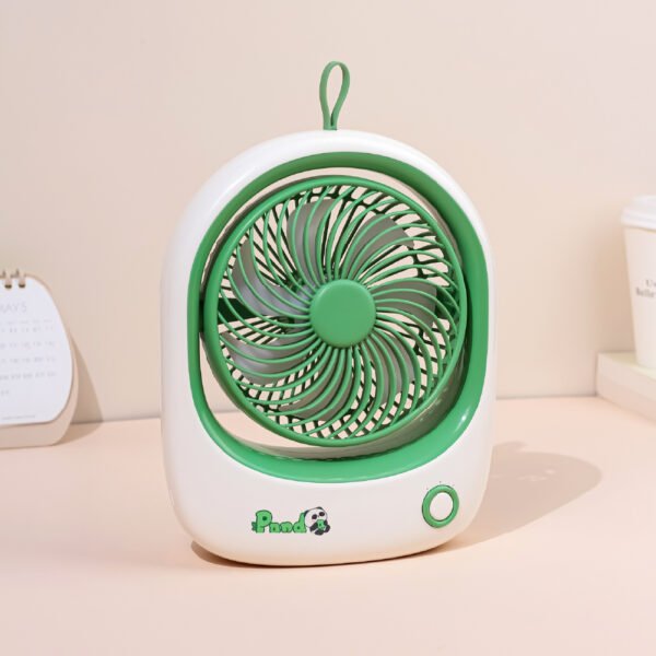 2024 Newest Panda Series USB Rechargeable Table Fan With 3 Speeds - Image 4