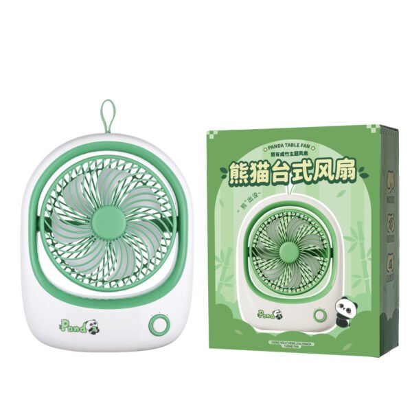 2024 Newest Panda Series USB Rechargeable Table Fan With 3 Speeds - Image 3