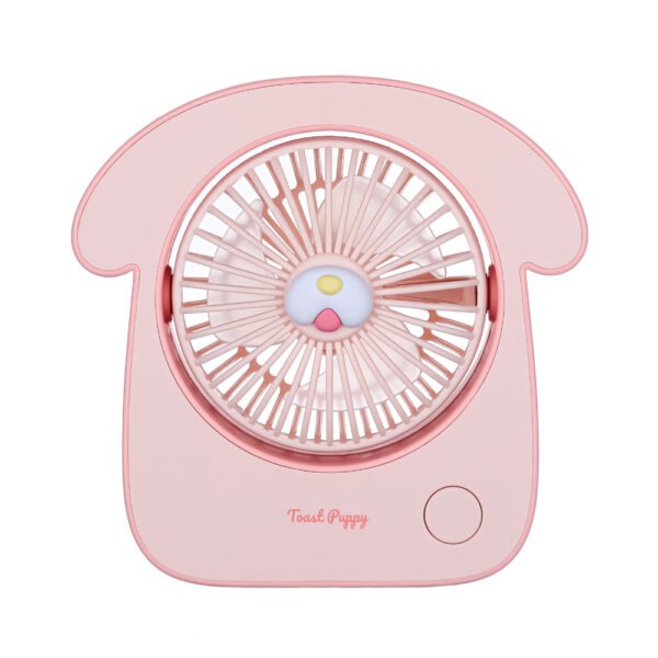 2024 Kawaii Kids Animal Bread Puppy Style Portable Fan Small Table Fan - Image 4