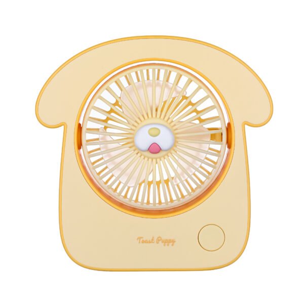 2024 Kawaii Kids Animal Bread Puppy Style Portable Fan Small Table Fan