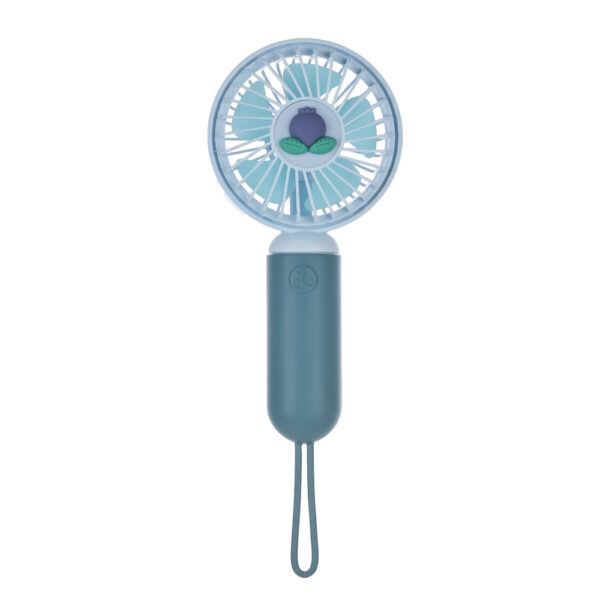 USB Rechargeable Handheld Fan with Fruit Drip Decoration