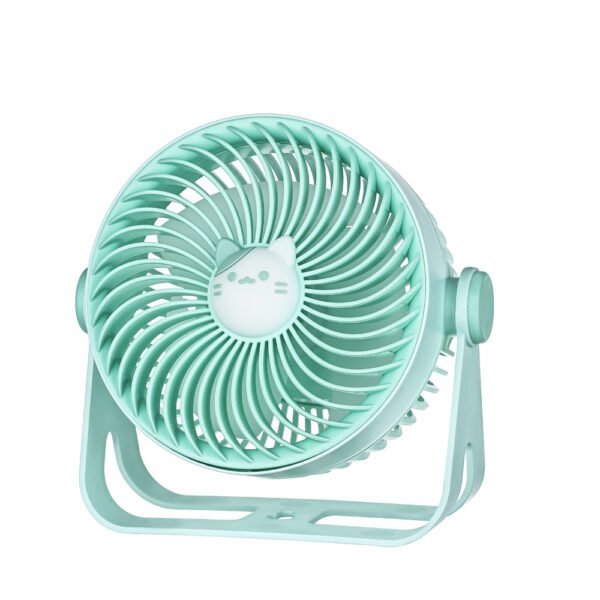 2024 New Fashion Wall-mounted Table Fan Desktop Fan with Cat Decoration - Image 4