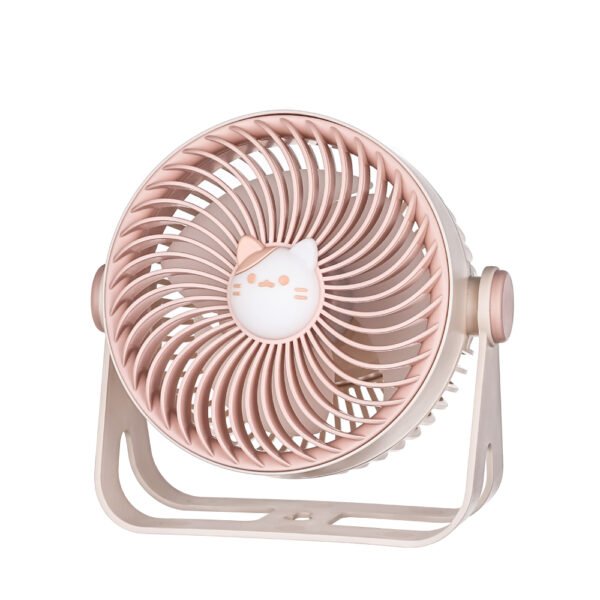 2024 New Fashion Wall-mounted Table Fan Desktop Fan with Cat Decoration - Image 3