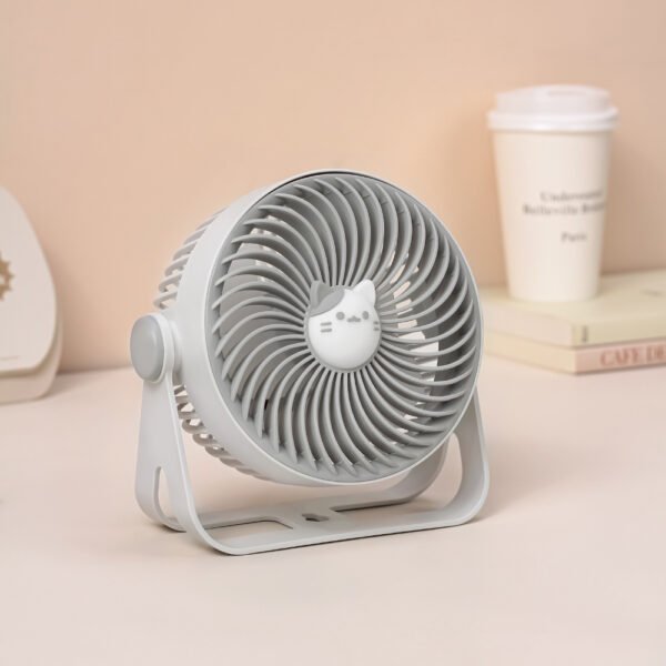 2024 New Fashion Wall-mounted Table Fan Desktop Fan with Cat Decoration - Image 6